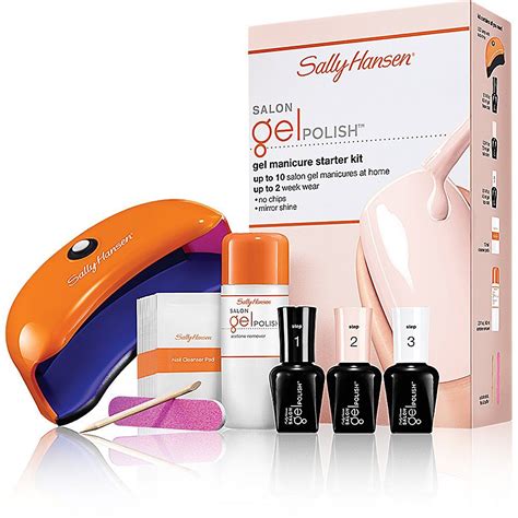 sally hansen gel nail polish kit